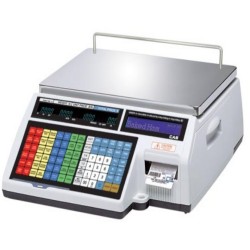 cas cl5000 label printing price computing scale with daily sales reports