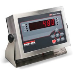 rice lake 480 legend weight indicator calibrated to floor scale