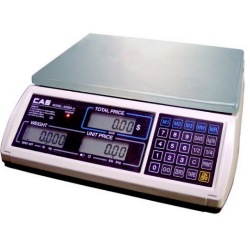 CAS S-2000JR Price Computing Scale RS232 Serial Communication 60 lb. LCD