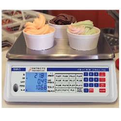 detecto dm15 frozen yogurt scale 240 ounces