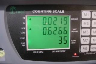 counting scale digital display