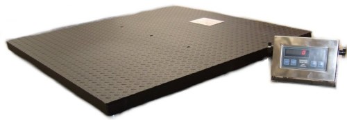 4'x4' pennsylvania platform floor scale 5000 lb. calibrated in lancaster pa