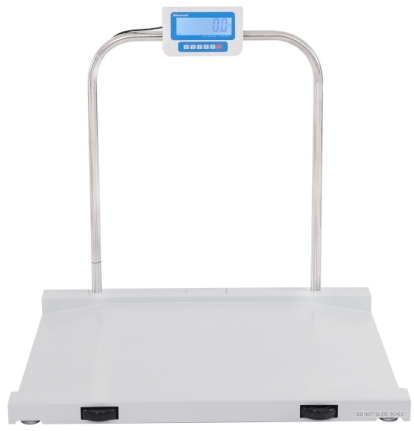 Brecknell MS1000 medical scales for weighing a wheelchair