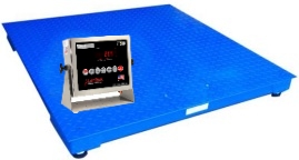 Cardinal 205 Indicator w/ NTEP 4x4 Floor Scale 5000 lb