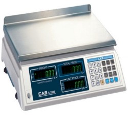 CAS S-2000 NTEP Legal Retail Price Computing Scale 60 pound Capacity