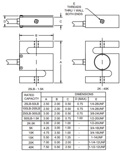 cgsb load cell drawing