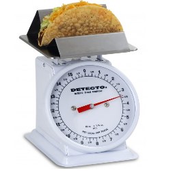 Detecto PT1-TF Taco / French Fry Portion Dial Scale