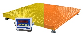 Safety Color Orange Yellow Floor Scale NTEP 4'x4' 5000 lb