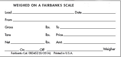 Scale Tickets SJ-351A 2 Part 083452