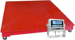 Triner Scale 4x4 NTEP Indoor Outdoor Floor Scale 2500 lb.